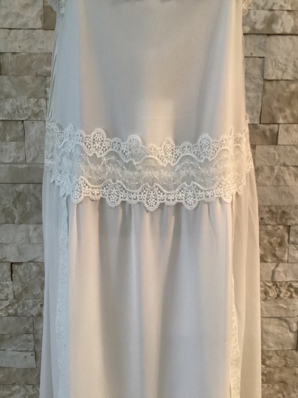 Caroline Constas white lace maxi slip dress (NWT) - Picture 11 of 16